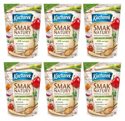 Produktbild von Kucharek Gewürzmischung ohne Glutamat 6x 150g - Würzmischung Gemüse natürlich