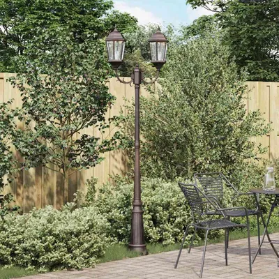 Obrázek produktu pro vidaXL Zahradní světlo bronz 68 x 20 x 235 cm hliník a sklo