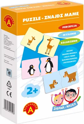 Produktbild von Puzzle 48 elementów. Znajdź mamę