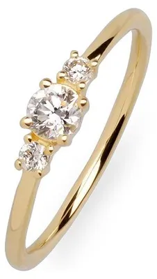 Produktbild von Diara Ring Mini Crown Lab Diamant 0,27 ct 585er Gelbgold DS2051G Gr.54