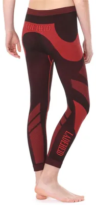 Produktbild von Ladeheid Kinder Mädchen Jungen Thermoaktive Lange Unterhose LASS0009 (Schwarz/Rot, 122-128)