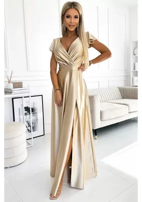 Produktbild von Kleid NUMOCO CRYSTAL 411-7 BEIGE Größe: XXL
