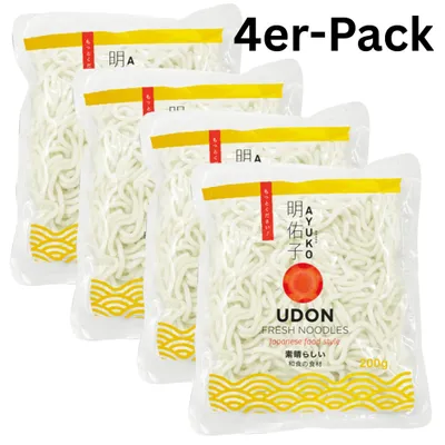 Produktbild von 4er-Pack AYUKO Frische Udon Nudeln 200g
