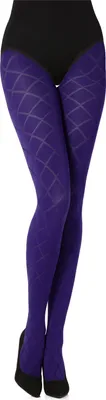 Image de Collants opaques à motifs Merry Style pour femme, modèle MS 328, 60 deniers (cobalt, taille S (32-36)) .