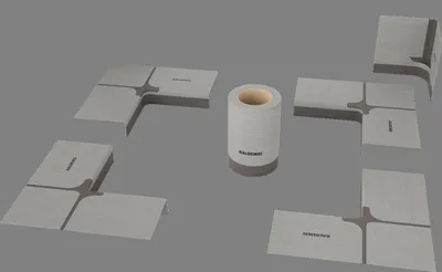 Produktbild von KALDEWEI Dichtset bodeneben 5-Eck,Abdichtungs-