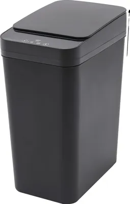 Immagine prodotto di Contenitore automatico per rifiuti, funzionamento senza contatto, controllo degli odori, colore nero
