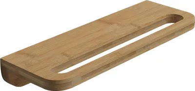 Produktbild von Gedy HIMALAYA Ablage mit Handtuchhalter 400x145mm, Bambus