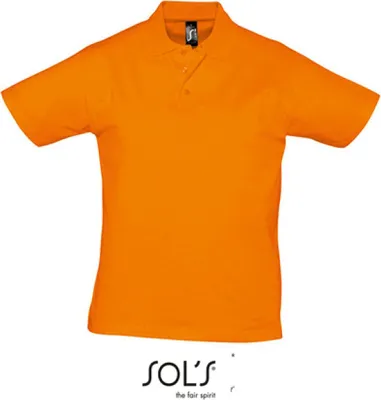 Produktbild von SOLs 11377 | Herren Poloshirt Prescott - Farbe: Orange - Größe: XL