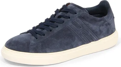 Produktbild von I0021 sneaker uomo HOGAN H365 man suede shoes blue