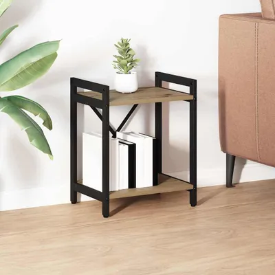 Image de Maison Exclusive - Étagère à livres, 40 x 30 x 50 cm, panneau de bois imitation chêne artisanal