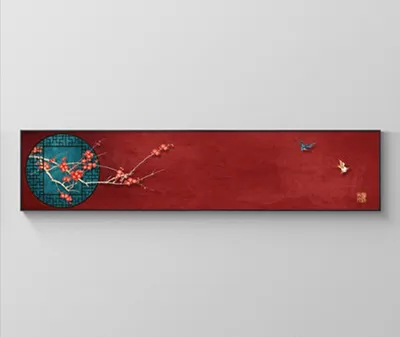 Produktbild von TPFLiving Kunstdruck LW-309 (OHNE RAHMEN) Poster - Leinwand - Wandbild - Hochauflösender Giclée-Druck, langlebig und hochwertig - Abstrakte Strukturen -  - Größe: 30x120cm