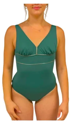 Productafbeelding van Haute Pression dames badpak Da8020 C02 T48, groen, maat 42