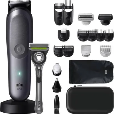 Produktbild von Braun AIO9540, Silber, Batterie, 120 min, Integrierte Batterie