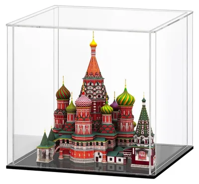 Productafbeelding van Transparante Acryl Vitrine voor Verzamelobjecten (23x23x23 cm)
