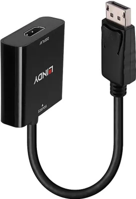 Zdjęcie produktu dla Lindy 41068, 1,5 m, DisplayPort, HDMI Typu A (Standard), Męska, Żeńska, Prosty