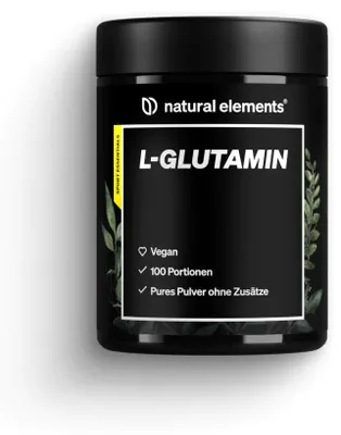 Produktbild von L-Glutamin Pulver - 500 g Pulver_für 3 Monate