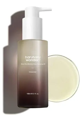 Immagine prodotto di HARUHARU WONDER Olio detergente profondo di riso nero 150 ml