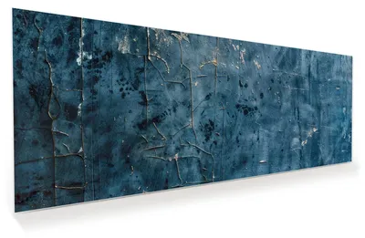 Produktbild von Glasbild 150x60cm in XXL für Wohnzimmer, Schlafzimmer Motiv Verwitterte Wand