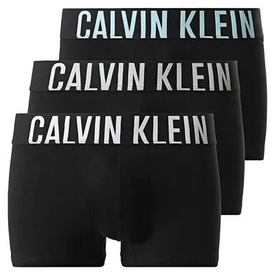 Zdjęcie produktu dla Calvin Klein Bokserki 3-Pack Czarne - Rozmiar S