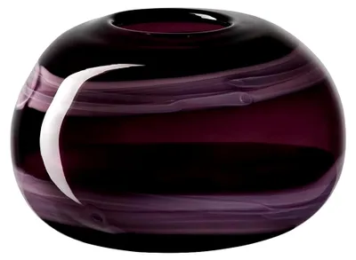 Produktbild von Kugelvase aus Glas Lunara in Violett, 13 cm, Tischvase für Dekoration