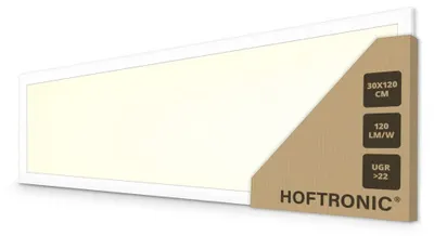Produktbild von hoftronic LED-Panel 120x30 cm 36W 3000K 4320 lm UGR22 flimmerfrei Philips-Treiber