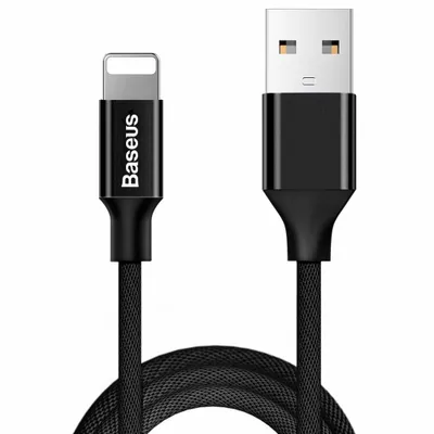 Produktbild von Baseus Yiven 1,8m Lightning Kabel - Schwarz