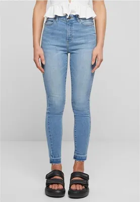 Obrázok produktu pre Pánske džínsy Urban Classics Skinny Fit Jeans clearblue bleached - 31