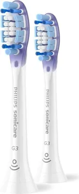 Zdjęcie produktu dla Philips Premium Gum Care HX9052/87 Zestaw 2 końcówek szczoteczki, 2 szt., Biały, 3 mies., Miękki, Philips, 62 mm