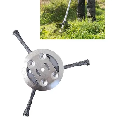 Produktbild von Onkruidborstel voor Grastrimmer – Kegelvormige Draadborstel 6" – Accu & Elektrisch