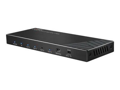 Obrázek produktu pro Lindy 4 Port HDMI 2.0 18G Splitter - Video-/Audio-Splitter