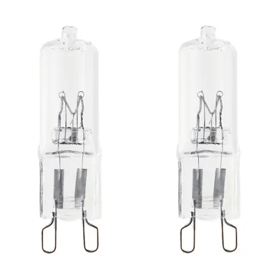 Produktbild von 2 x LightMe Halogen Stiftsockel 42W = 55W G9 klar 630lm warmweiß 2800K dimmbar