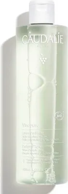 A clear, well-lit studio shot of a Caudalie Vinopure Purifying Toner bottle against a white background.