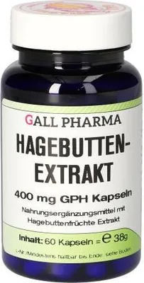 Produktbild von GALL PHARMA Hagebuttenextrakt 400 mg GPH Kapseln, 60 St. Kapseln