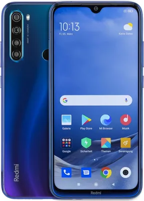 Produktbild von Xiaomi Redmi Note 8 2021 neptune blue              4+64GB