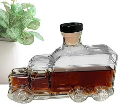 Obrázek produktu pro Elzusha – Dekorativní karafa na whisky s vintage víkem