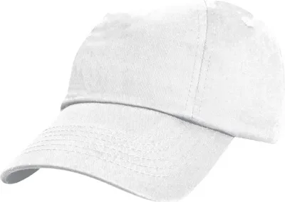 Image de Result Headwear - Casquette profil bas pour enfants PC7236 (taille unique) (Blanc)