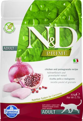 Productafbeelding van N&D PRIME KAT Adult Kip & Granaatappel 300g