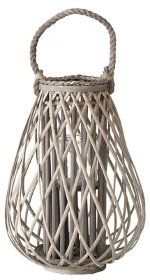 Produktbild von Windlicht Jolanda groß Ø37cm H51cm Weide Kerzen-Ständer Laterne Kerzen-Halter