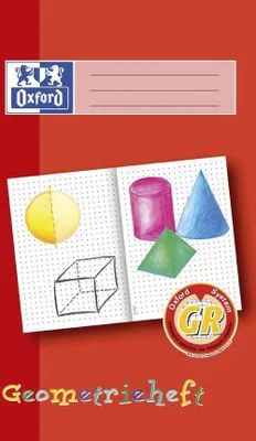 Produktbild von Oxford 100050109 Schreiblernheft LIN GR - A4 16 Blatt 90g/qm Geometrieheft