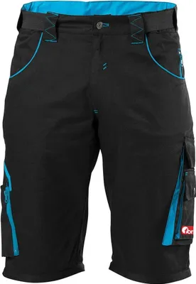 Produktbild von FORTIS Herren Bermuda 24,schwarz/türkis, Gr. 58