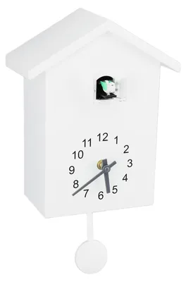 Productafbeelding van Moderne wandklok met pendelontwerp voor woonruimte decoratie