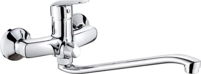 Immagine prodotto di Wall-mounted washbasin mixer with extended spout - hose connection