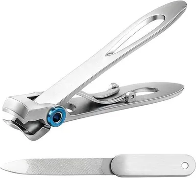 Produktbild von Große teennagelknipper für dicke Nägel mit 16 mm breiter Kinnöffnung - scharf gebogener Messer - Fingernägelknipper - robuste Nagelknipper für Männer und Senioren - inklusive Nagelrasierer