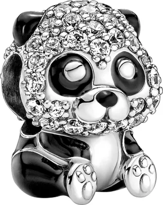 Immagine prodotto di Pandora Vendita Charm 790771C01 Sparkling Cute Panda Argento 925 Collezione Moments