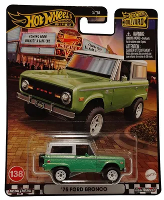 Produktbild von Mattel Hot Wheels Mattel Premium Car Boulevard 75 Ford Bronco JBL12