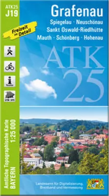 Image de ATK25-J19 Grafenau (Carte topographique officielle 1:25000)