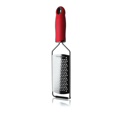 Produktbild von Microplane 45100 Gourmet Serie Reibe, grob, rot (1 Stück)