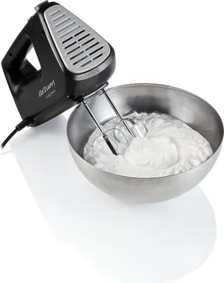 Obrázek produktu pro Arzum AR1163 Chefmix mixér, šlehací hák na těsto, 400 W, 5 rychlostních stupňů a turbo černá barva