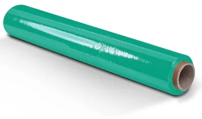 Obrázok produktu pre Zelená strečová fólia, 50 cm x 200 m, na balenie a ochranu