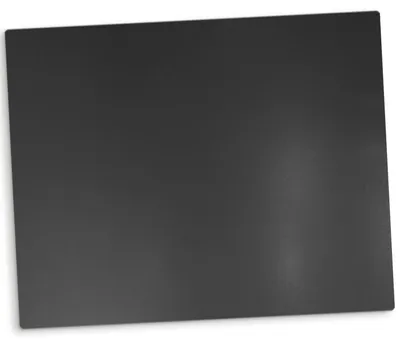 Produktbild von Bodenschutzplatte - Feuerfest - Grill-Unterlage - Metall - 100x80 cm - Schwarz - Hitzeschutzplatte - Terrasse - Outdoor